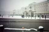 Snowy Buckingham Palace