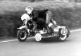 Fast right hander at Snetterton on our 1974 championship winning sidecar outfit