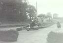 2 unknown riders into the short circuit hairpin at Cadwell Park