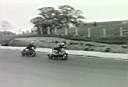 'Boob' giving Nev Frost a run for his money at Mallory Park in the  Specials class