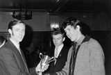 A 'VERY' young Pete Hockley receiving a trophy
