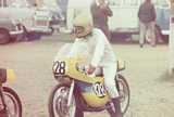 Ron Moss on the works Wildcat 125cc Yamaha