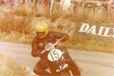 Geoff on his Wildcat 150cc GP at the Lydden hairpin