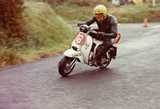 Geoff riding the Balaugh circuit at the Isle of Man in 1971 on the group 6 GP Race Wildcat.  He was in the lead on the last lap when the crankshaft snapped