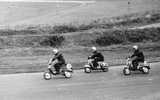 Geoff's first race in 1969 on the 125cc Wildcat Vega 5 port.  He was pipped over the line for 1st place by Nick Barnes on a 125cc Gp.  One of the first in the country